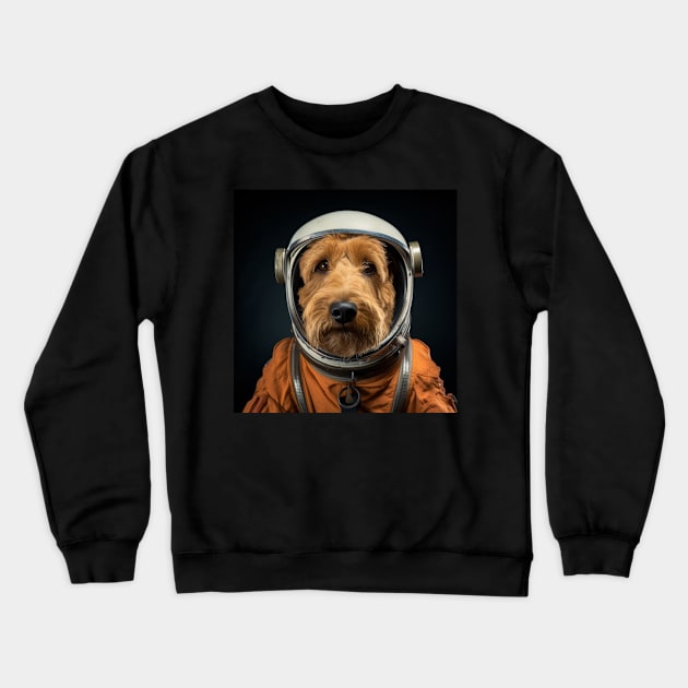 Astro Dog - Irish Terrier Crewneck Sweatshirt by Merchgard